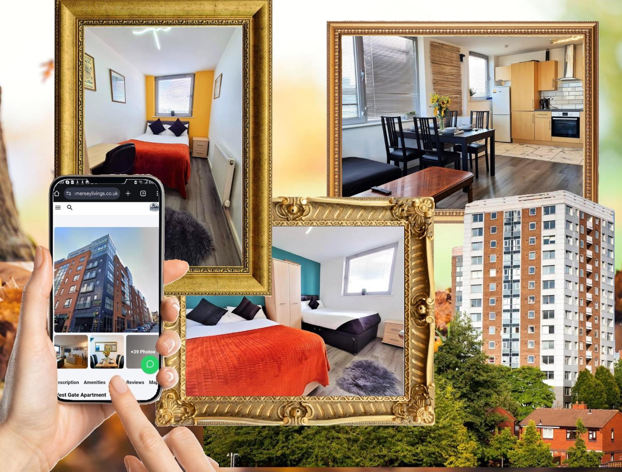 Sidemersey Livings - Central And Quiet 2-Bedroom Apartment Liverpool Dış mekan fotoğraf